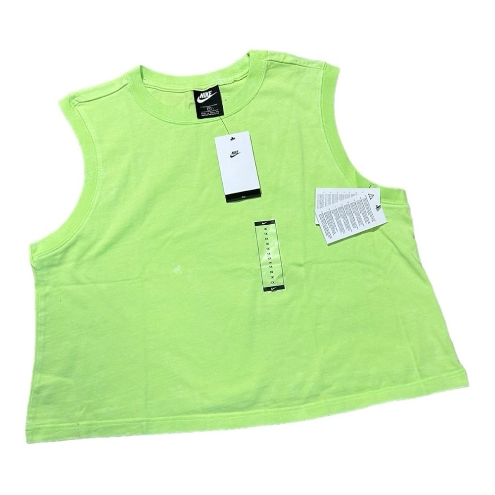 NWT Nike Women's Sportswear Washed Cropped Tank Top SIZE 1X